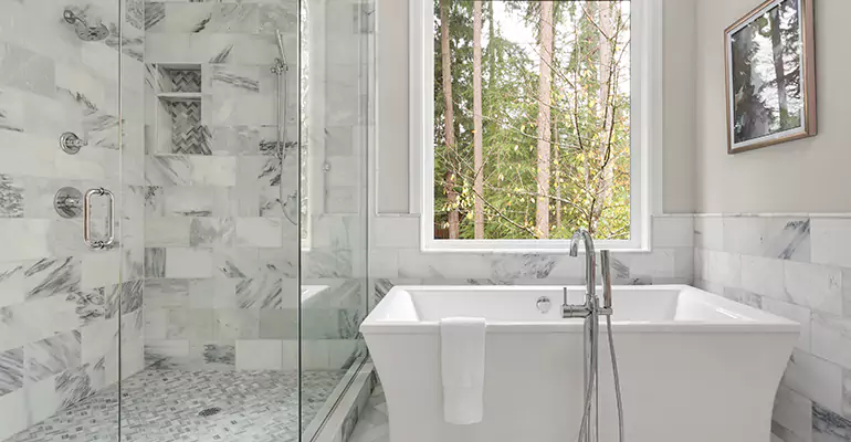 Bathtub to Tile Shower Conversion in Crookston